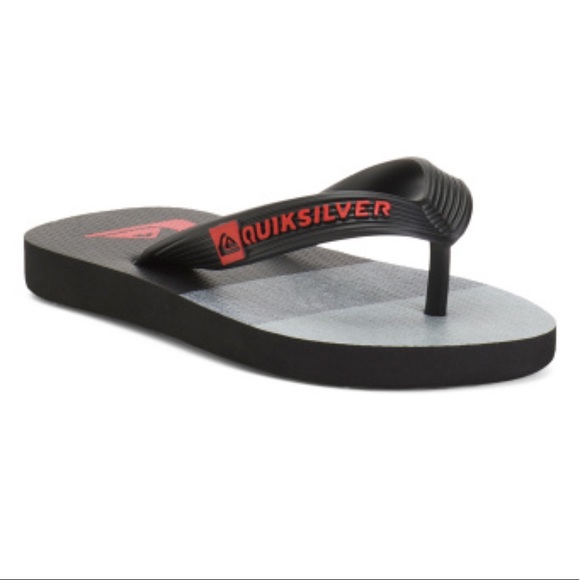 QUIKSILVER Flip Flops, NWT - Picture 1 of 6
